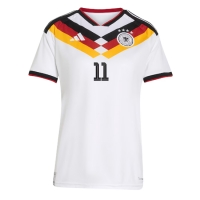 Camiseta Alemania Nick Woltemade #11 Primera Equipación Replica Mundial 2026 para mujer mangas cortas